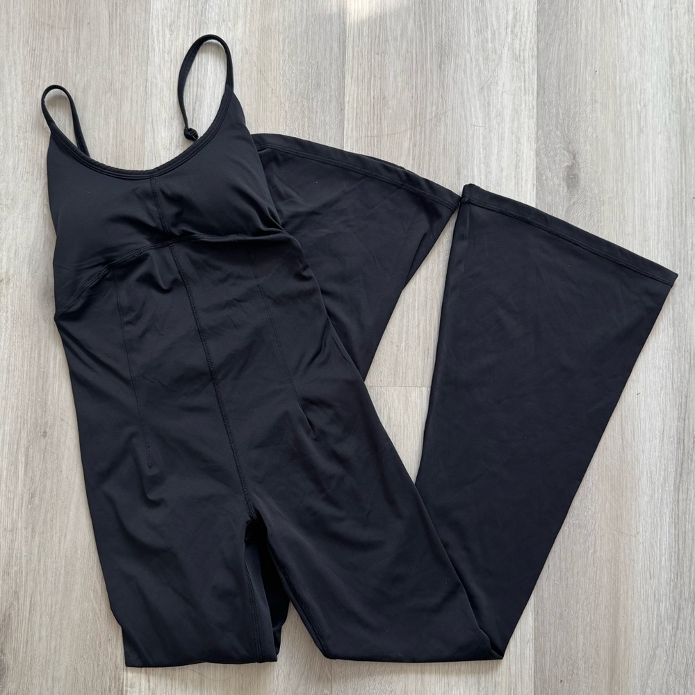 Forever 21 Active Flare-Leg Cami Jumpsuit